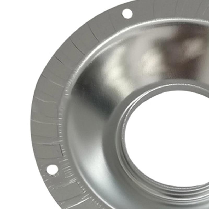 Couvercle de tête chauffante pour machine à barbe à papa en acier inoxydable, pièce de rechange texturée métal pour machine à barbe à papa, pour événements et restauration