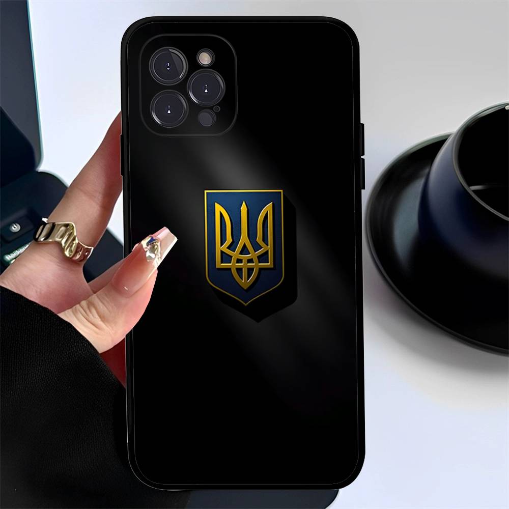 U-Ukraines Flag Phone Case For IPhone 17 16 14 15 13 12 11 Pro Max Plus Silicone Soft Cover