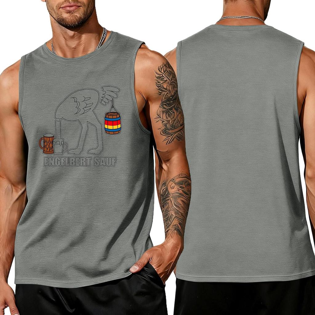 Men Sleeveless Tank Top Summer Casual Loose Fit Lightweight Muscle Shirt Beachwear Outdoor Sportswear