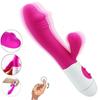 Dual Vibration G Spot Dildo Vibrator Vuxen Sexleksaker för Kvinna Vagina Klitoris Stimulator Massager