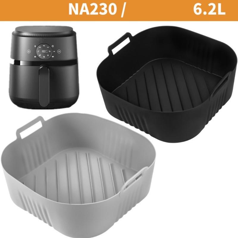 Silicone Liner Square Air Frying Machine Liner Reusable Air Frying Machine Liner Silicone Oven Baking Tray for NA230
