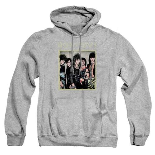 Bon Jovi Unisex Adult Framed Heather Hoodie