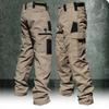 Pantalon de travail résistant à l'usure pour homme Pantalon cargo droit multi-poches Pantalon tactique de jogging d'extérieur Pantalon décontracté Printemps Automne
