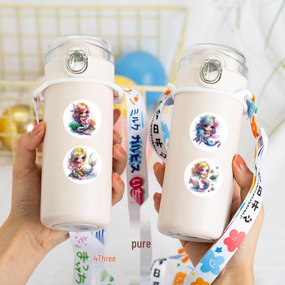 Mermaid Sticker Roll: DIY Journal, Phone Case Decoration & Sealing Tape
