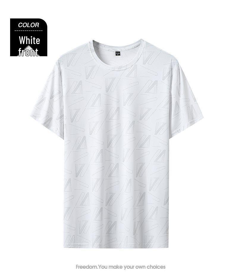 2026 Summer Men's Camouflage Quick Dry Ice Silk T-shirt - Short Sleeve, Casual Outdoor Round Neck
