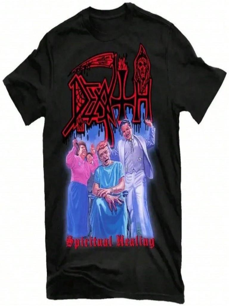Humorous The Representative Band Of Death Metal T-Shirt Men Women Summer Cotton Band T Shirt Death Metal Short Sleeve Tee Tops