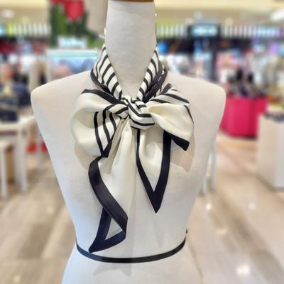 Arnaldo Basini Diagonal Stripe Twilly Scarf (ABSCH-A13)