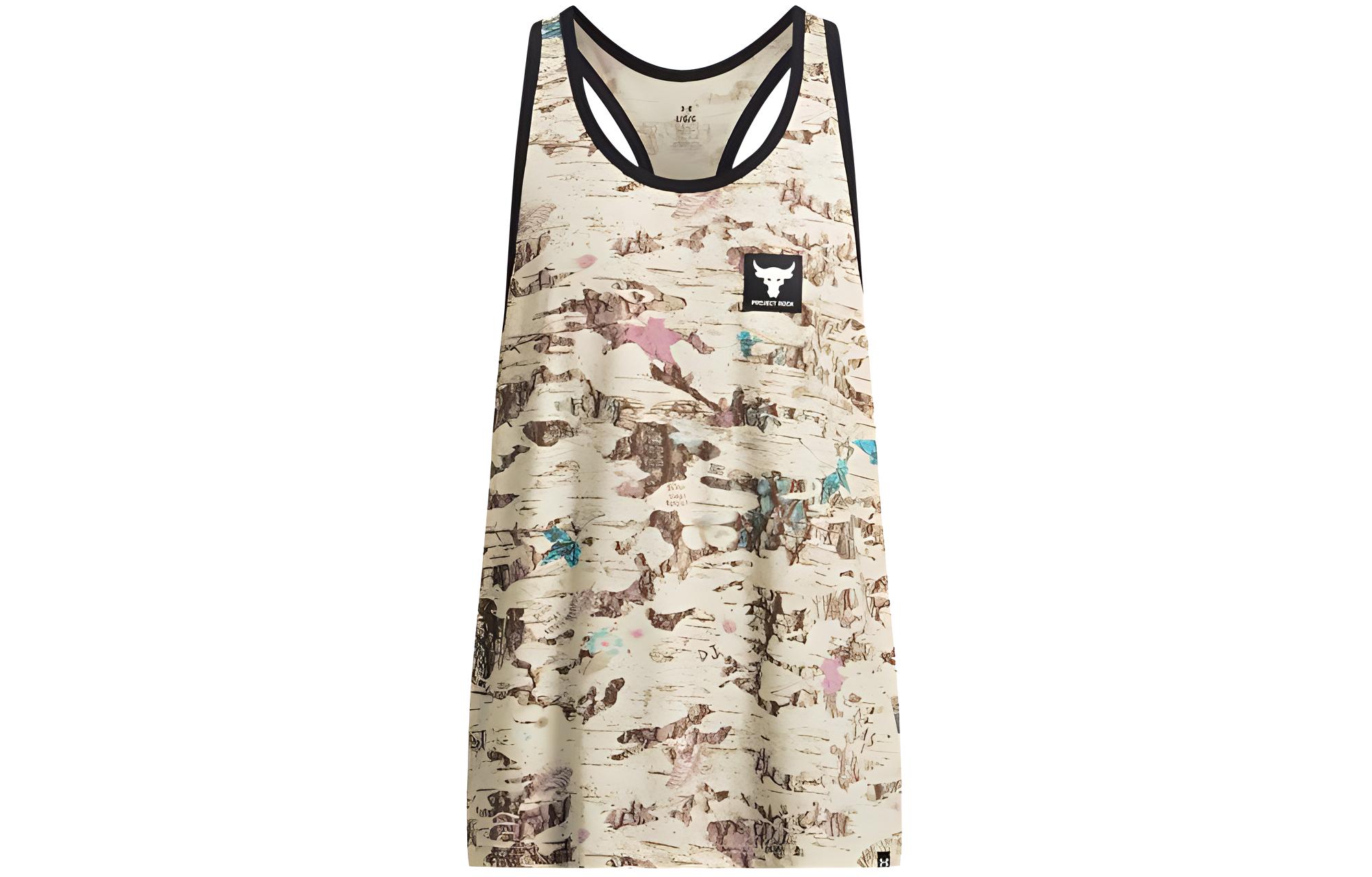 Under Armour Project Tank Top Men s Pink Silt Gray 1383226-273 XL