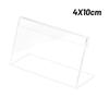 10/15pcs 4*10cm Acrylic Sign Display Stand Business Card Label Label Stand