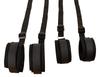 Fetish - Bdsm Bed Bondage Set Bed Cuffs Black