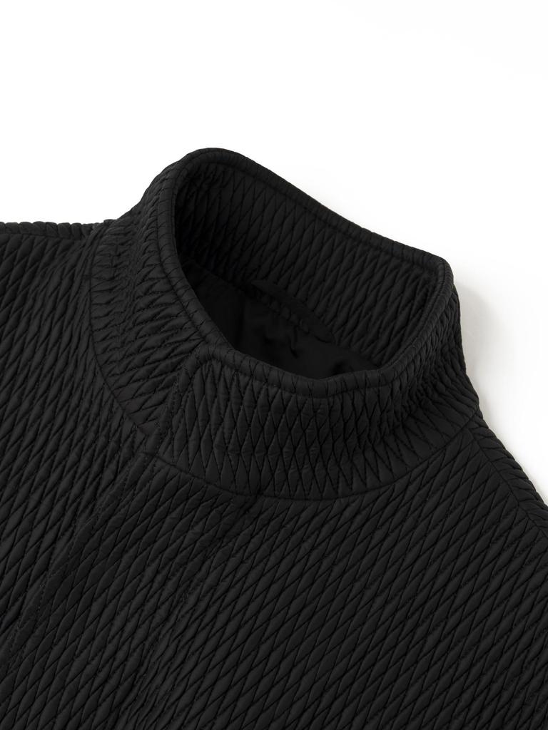 Men's Autumn/Winter Loose Fit Tree Grain Zip-Up Cardigan Jacket