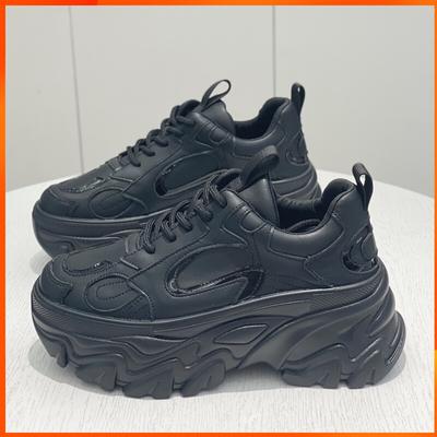 Net Redstyle Neue Leder-Papa-Schuhe mit dicken Sohlen für Damen, lässige, sportliche, atmungsaktive Schuhe für Damen, schlanke, trendige Schuhe im koreanischen Stil