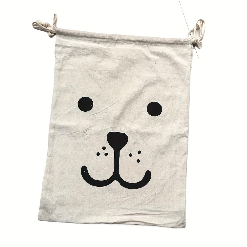 1pc Classic Style Foldable Laundry Storage Bag with Drawstring Non-Woven Fabric Organizer Multi-Purpose Clothes Hamper with Handle Elongated Shape 839₽