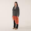 Soltipebeul Flare Cape Wool Knit [Charcoal]