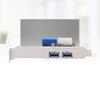 PCIE To USB 3.0 Expansion Card 5 Gbps 2 Ports with Front USB3.0 19pin Connector 4pin Power Interface for Desktop PC