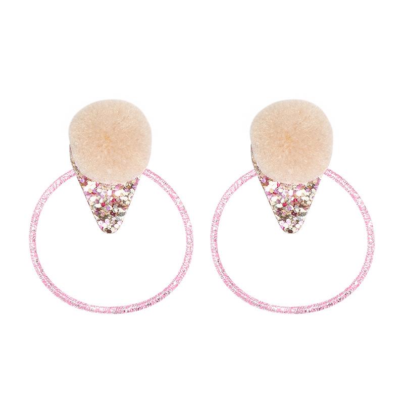 Five-Pointed Star Sequin Elastic Hair Tie for Kids – No Damage Rubber Band