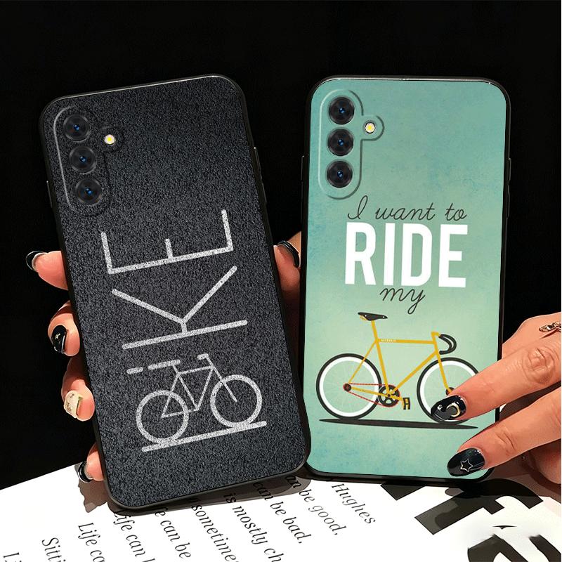 Bicycle Bike Sports Soft Phone Case for Samsung A17 A37 A57 A16 A26 A36 A56 A15 A25 A35 A55 A14 A24 A34 A54 A13 A23 A33 A53 A52