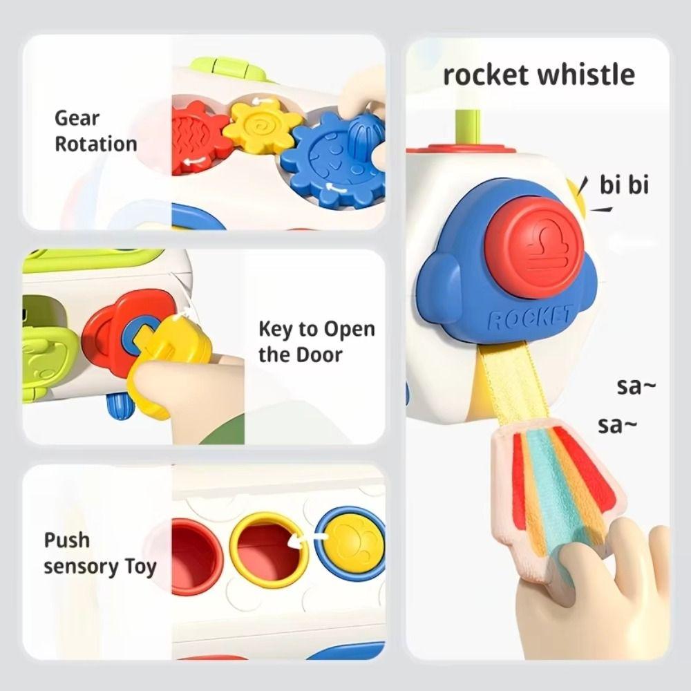 Polyhedral Montessori Sensory Toys Parent-child Interactive Baby Busy Cube  Birthday Party Decor