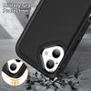 For iPhone 17 Case PC+Silicone+EVA 3 In 1 Shockproof Phone Cover