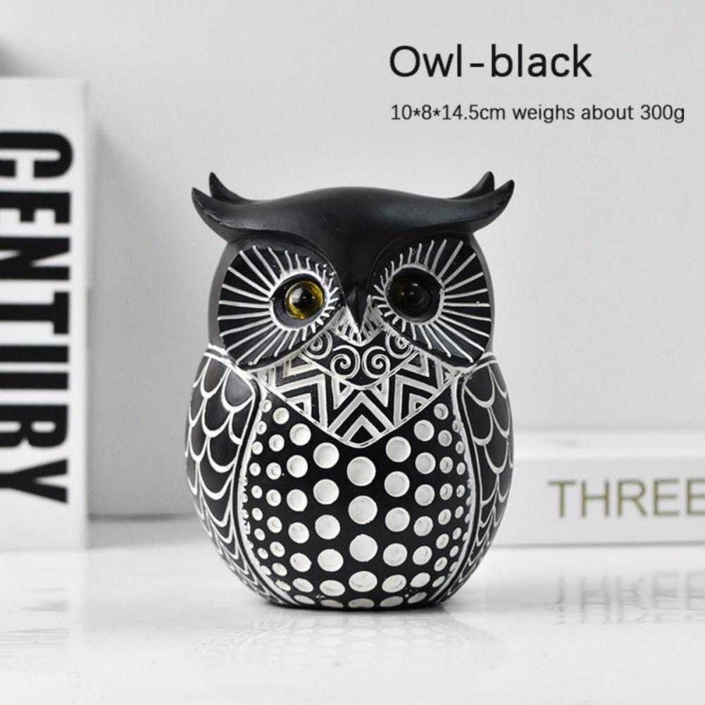 Owl Ornament Living Room Simplicity Lovely Home Furnishings Resin Owl Crafts