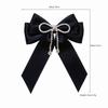 College Style Lace Ribbon Bowtie Elegant Collar Rhinestones Jewelry  Fashion Jewelry Gifts