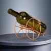Artistic Iron Wine Rack Cannon Shape Wine Display Rack Iron Texture Suitable for Home and Dining Table Decorations