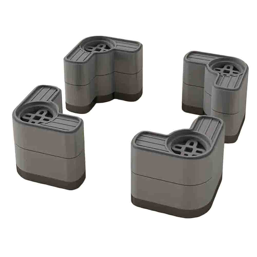 Waschmaschinenfußpolster Basis Höhe Ständer Verstellbar Leise Rutschfest Antivibration Basis Kühlschrank Feste Stützständer