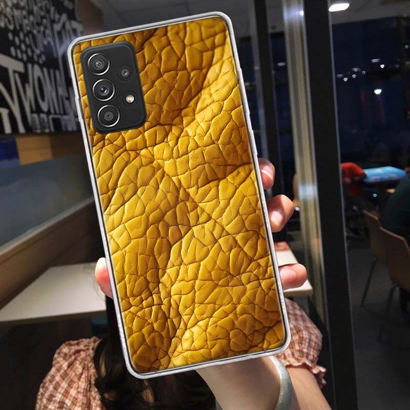 Crocodile Skin Phone Case for Samsung A54 A57 A37 A17 A14 A15 A12 A24 A34 A55 A35 A25 A52S A07 A05S A04S A22 A32 A72 Galaxy Note