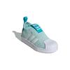 Adidas Originals Superstar 360 2.0 Low Top Kids Skate Shoes Kids Sneakers Green White JH6373