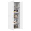 VidaXL Buffet haut blanc 70x42,5x185 cm bois d'ingénierie, buffet, armoire de rangement, panneau latéral, armoire, armoire 3281420
