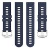 Schnellverschluss Uhrenarmband Kompatibel für Garmin Forerunner255s 18mm Krokodilmusterband Edelstahl