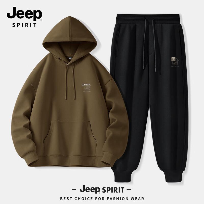 Мужской повседневный костюм-свитшот и джоггеры JEEP SPIRIT Осень 2025 L