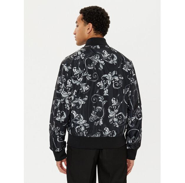 Versace Jeans Couture 78GASD07 CQD92 Mid-season Jacket, Black, Standard Fit