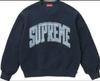[USED] Supreme 23FW Inside Out Crewneck "Navy