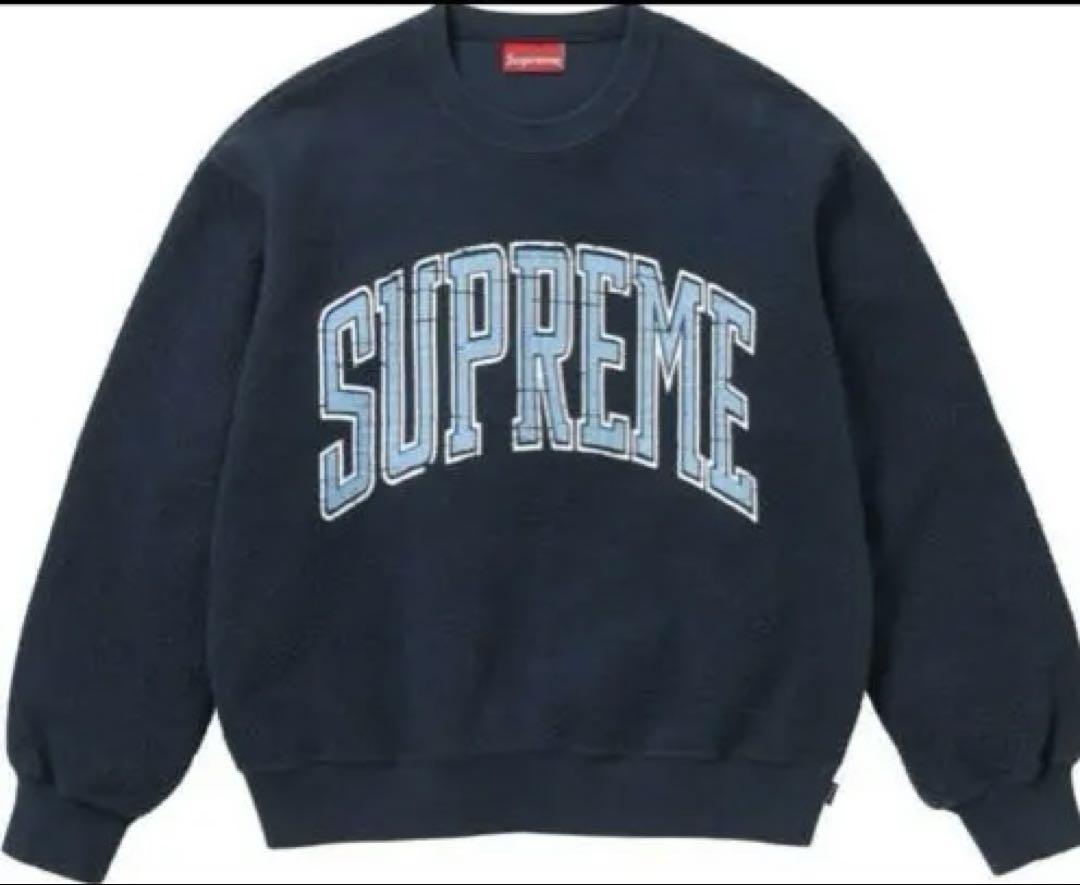 

[USED] Supreme 23FW Inside Out Crewneck Navy