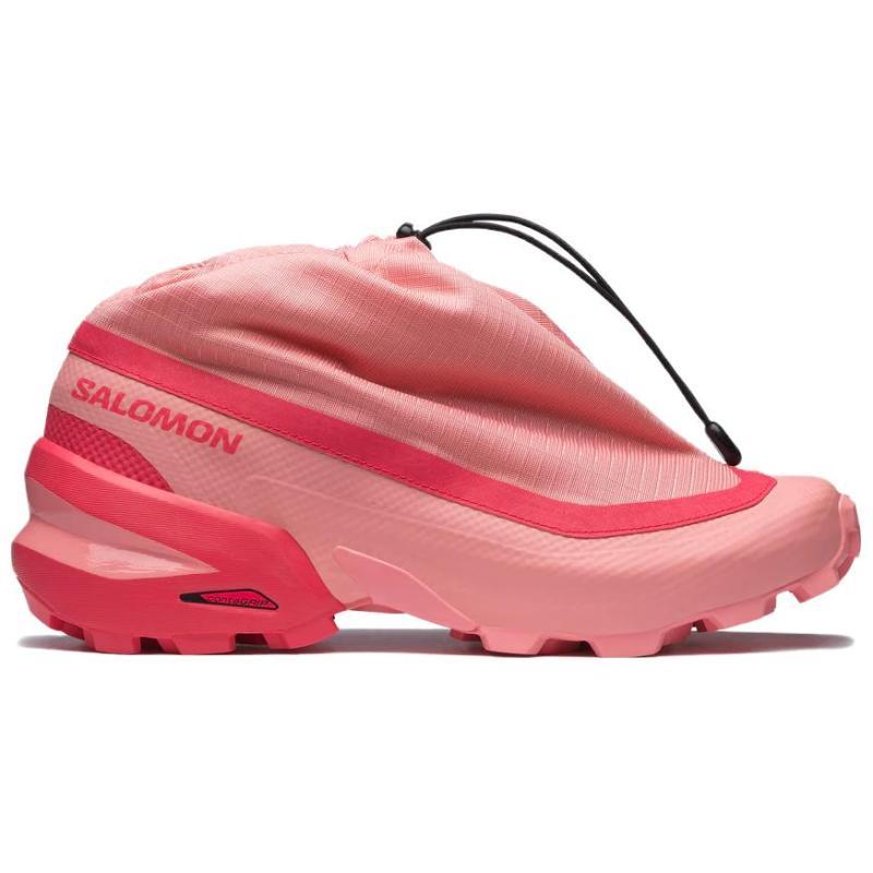 MM6 Maison Margiela X SALOMON CROSS Abrasion Resistant Low Top Trail Running Shoes Unisex Pink Sneakers 477083