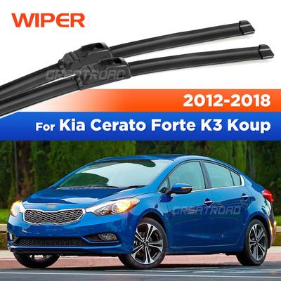 For Kia Cerato Forte K3 Koup 2012-2018 2013 2014 2015 2016 Wiper Front Wiper Blades Windshield Windscreen Window Brush 26"+14"