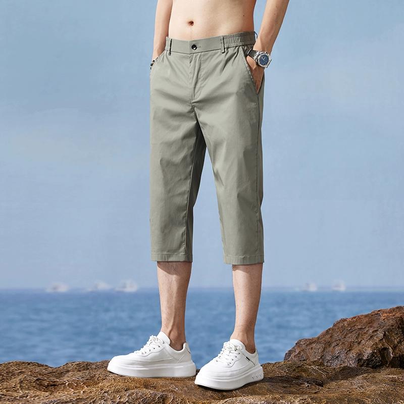 

2024 Летние мужские шорты мужские хлопковые брюки длиной до икр мужские повседневные джоггеры тренировки спортивные короткие спортивные штаны спортивная одежда 33 зелёный