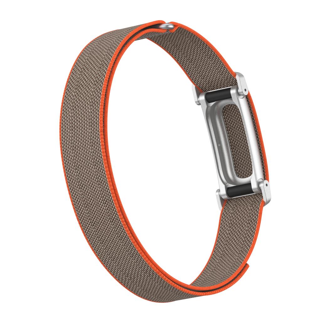 Nylon Armband for Google Fitbit Air Straps Metal Frame Fitness Tracker Accessories Replacement Bicep Band for Google Fitbit Air