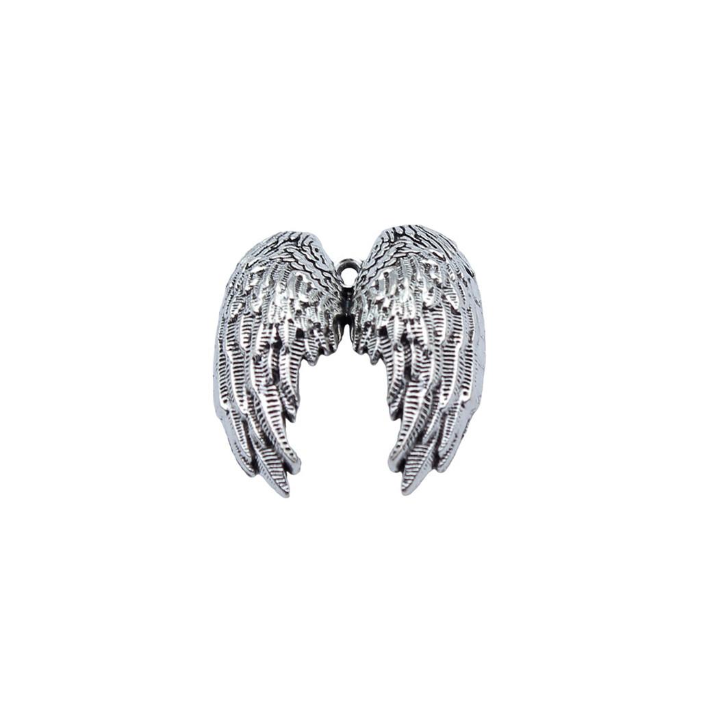 Feather Wing Charms Antique Alloy Pendants For Bohemian Jewelry Making