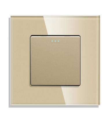 CNBINGO EU Standard Glass Panel Doorbell Switch of Home Automation Switches Wall Switches