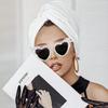 A Must-have for Singles Parties! Bridal Heart-shaped Sunglasses: Women's Fashionable Sunglasses, Bridesmaid Photography Artifact, Preferred Party Gift