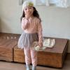 A Kids Thermal Underwear Set Cartoon Cotton Homewear 3-8 Years Old