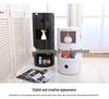 Compact Modern Round Bedside Table with Multifunctional Storage