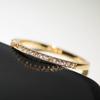 Minimalist Thin Cubic Zircon Finger Ring Silver Tone Dainty Jewelry for Wedding Dinner Party Formal Event Wear