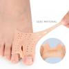 Doppelloch Flip-Flops Zehenspreizer Sandalen Zehentrenner Zehenspreizer Fußpolster Daumenvalgus Zehenüberlappung Spreizer