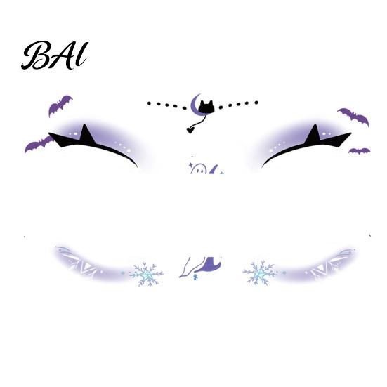 Funny Face Tattoos Halloween Tattoo Stickers, Waterproof Scary Makeup Decals for Party, Cosmetic Grade Ink Temporary Wound Scar Body Art Kids