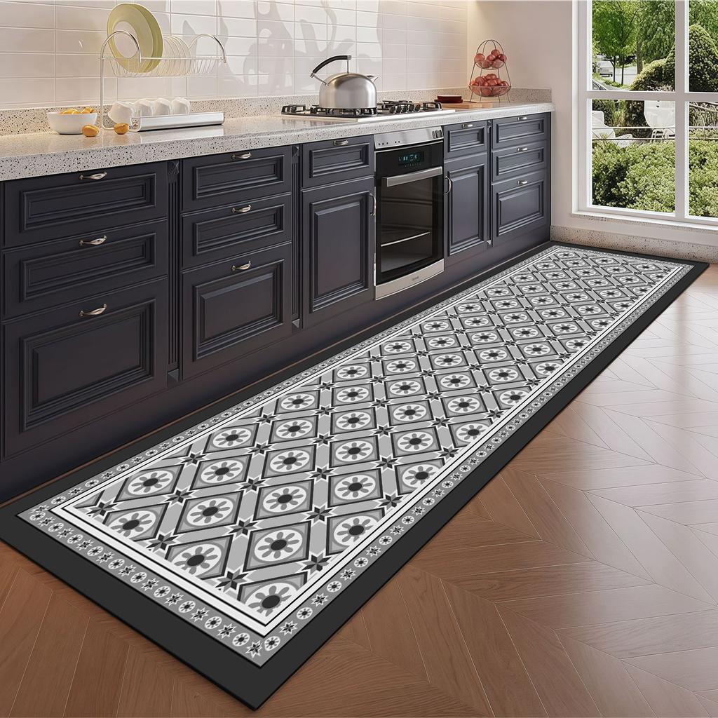 Küchenbodenmatte Schlafzimmer Wohnzimmer Lang Bettseite Flur Diele Weicher Waschbarer Teppich Rutschfest Badezimmer Eingang Fußmatte Tapis