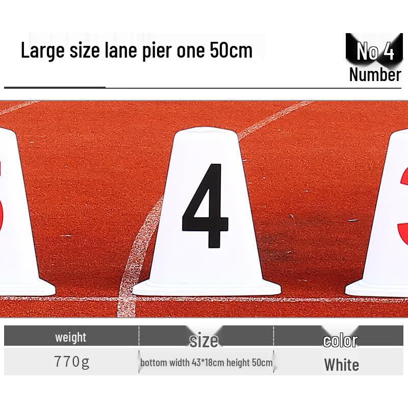 

Large Triangular Track & Field Lane Marker