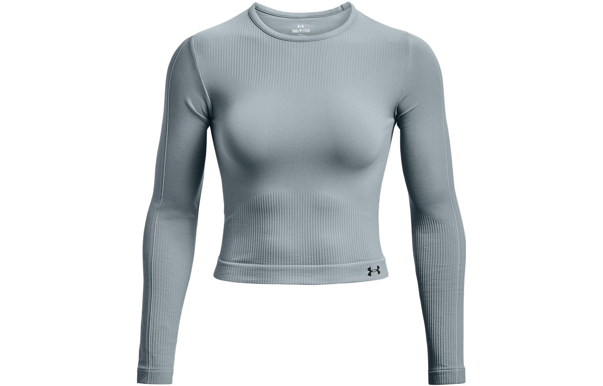 Under Armour RUSH T Shirt Women s Harbor Blue 1373930-465 XS